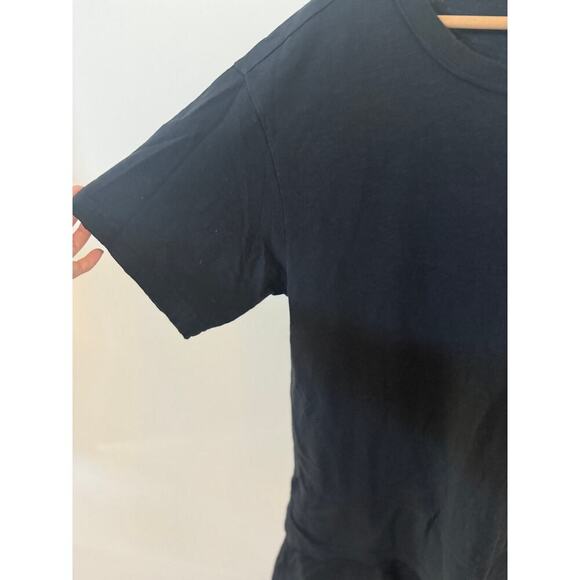 Anthropologie Daily Practice Chill Out Twofer Mini Dress Black Size Small - Picture 4 of 8